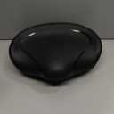 Noseless Bike Seat Cushion for Men & Women - Extra Padding & Comfort Wide Bicycle Seat, Oversized Comfortable Saddle for Peloton Bikes, Exercise Bikes, Electric Bikes, Cruiser Bikes (Black)