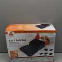 RAPTAVIS Inflatable Sofa Bed for Camping, Pool Float Couch Outdoor Mattress Bed with Armrest, Full Size