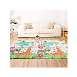 Bammax Play Mat, Folding Mat Baby Crawlin Mat Kids Playmat Waterproof Non Toxic for Babies, Infants, Toddlers, 70" x 77.5" x 0.6"