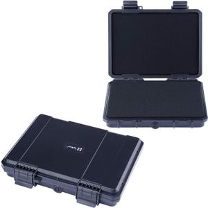 Lykus HC-2110 Mini Hard Case Dry Box with Foam Insert, Interior Size 8.27x5.91x1.46 inch, IP66 Splash-Proof