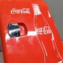 Coca Cola Mini Fridge for Bedroom Skincare Cosmatic Office 4L Small Refrigerator 6 Can Mini Dorm Fridge Portable Cooler 12V DC 110V AC Personal Travel Snacks Drinks Red