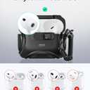 ESR for AirPods Pro 3 Case (2025), Compatible with Airpods Pro 3rd Generation Case (USB-C Cable), Effortless MagSafe, Drop-Proof Lock, Easy Open, Cyber Series, Black