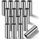 Yaocom 16 Pcs Stainless Steel Spacer 1/2" OD x 3/8" ID x 1-1/2" Length Round Spacer Unthreaded, Screw Standoff Bushing Plain Finish Round Metal Spacers for 3/8'' Screws Bolts and Rods