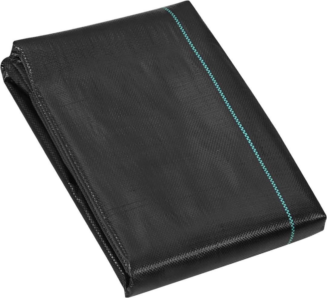 VEVOR Weed Barrier Landscape Fabric, 3*100FT Heavy Duty Garden Weed Fabric, Woven PP Weed Control Fabric, Driveway Fabric, Geotextile Fabric for Landscaping, Ground Cover, Weed Blocker Weed Mat, Black