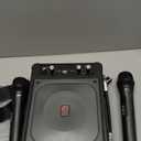 HWWR Karaoke Machine, Portable Bluetooth Speaker with 2 Wireless Microphones for Adults & Kids,Singing Machine for Parties and Gatherings, PA System Supports TWS/USB/TF/REC/AUX and TV Connected