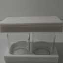 ComSaf Rice Container 152oz, Flour Sugar Storage Containers, Glass Jars with Airtight Lid, 1.17 Gallon Mason Jar, Large Storage Containers with Lids for Pickled Egg, Pasta, Cereal, Beans, Set of 2