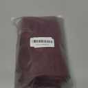 Jeneoo Set of 2 Comfy Soft Thick Velvet Throw Pillow Covers for Sofa Couch Decorative Solid Square Cushion Cases for Bedroom Car (16 x 16 Inches, Burgundy Red)