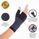 Neo-G Wrist and Thumb Support for Arthritis, Joint Pain, Tendonitis, Sprain - Wrist Brace Wrist Compression Hand Support - S - Black