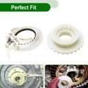 Washer Clutch Gear Coupling Replace dc97-18439a 1pcs Clutch Gear and 1pcs Clutch Gear Part clutch gear and Washer Clutch Gear Part Fit For samsung washer clutch WA54M8750AV/A4 WA54M8750AW/A4