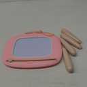 Kikidex Magnetic Drawing Board, Toddler Girl Toys for 1-2 Year Old, Doodle Board Pad Learning and Educational Toys for 1 2 3 Year Old Baby Kids Birthday Gift(Soft Pink)