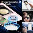 Magnetic Case for Samsung Galaxy Z Flip 6 / Flip 7 FE, Clear Pink | Compatible with MagSafe, Military Grade, Shockproof, Slim fit, Ring, Kickstand