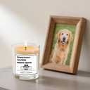 Dog Themed Gifts Candles - Lavender Scented Candle - Dog Mom Gifts for Women for Mothers Day - 100% Soy Wax, Long Lasting - pet Odor Eliminator Candle