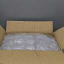 48 Pcs Plastic Goblets 7.5oz Vintage Goblet Plastic Glasses Colored Retro Embossed Water Goblets for Bar Juice Baby Shower Wedding Reception Grand Event Party (Clear)