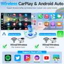 Leadfan Android12 Car Stereo for Toyota Prius 2010-2015 Radio Upgrade Compatible with JBL Touchscreen Wireless CarPlay Android Auto in-Dash Bluetooth GPS Navigation WiFi Backup Camera MIC
