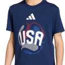 adidas Unisex-Kids FIFA World Cup 2026 T-Shirt, USA/Team Navy Blue, Large