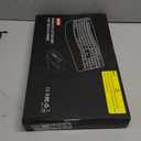 Wireless Keyboard and Mouse Combo, 2.4G Full Size Wave Keys Ergonomic Keyboard with Wrist Rest and 3-Level DPI Adjustable Wireless Ergonomic Mouse for Windows, Mac OS Desktop/Laptop/PC (Black)