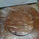 21" Lazy Susan Turntable, Wooden Organizer for Dining Table, Pantry, Kitchen, Countertop, Cupboard,Home Decor, Walnut