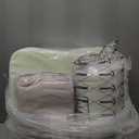 SUNROX Gel Memory Foam Chair Cushions, FadeShield Water, StainResistant Durable Reversible Seat Cushion Pads with Ties for Indoor/Outdoor Kitchen Dining Office, 17"x16", Set of 4, Cream