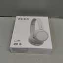 Sony WH-CH520 Wireless Headphones Bluetooth On-Ear Headset with Microphone and up to 50 Hours Battery Life with Quick Charging, White