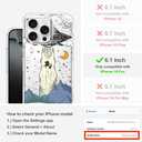 MOSNOVO Case for iPhone 16 Pro, [Buffertech 6.6ft Military-Grade Drop Protection] [Anti Peel Off Tech] Clear TPU Bumper Phone Case Cover Design - UFO