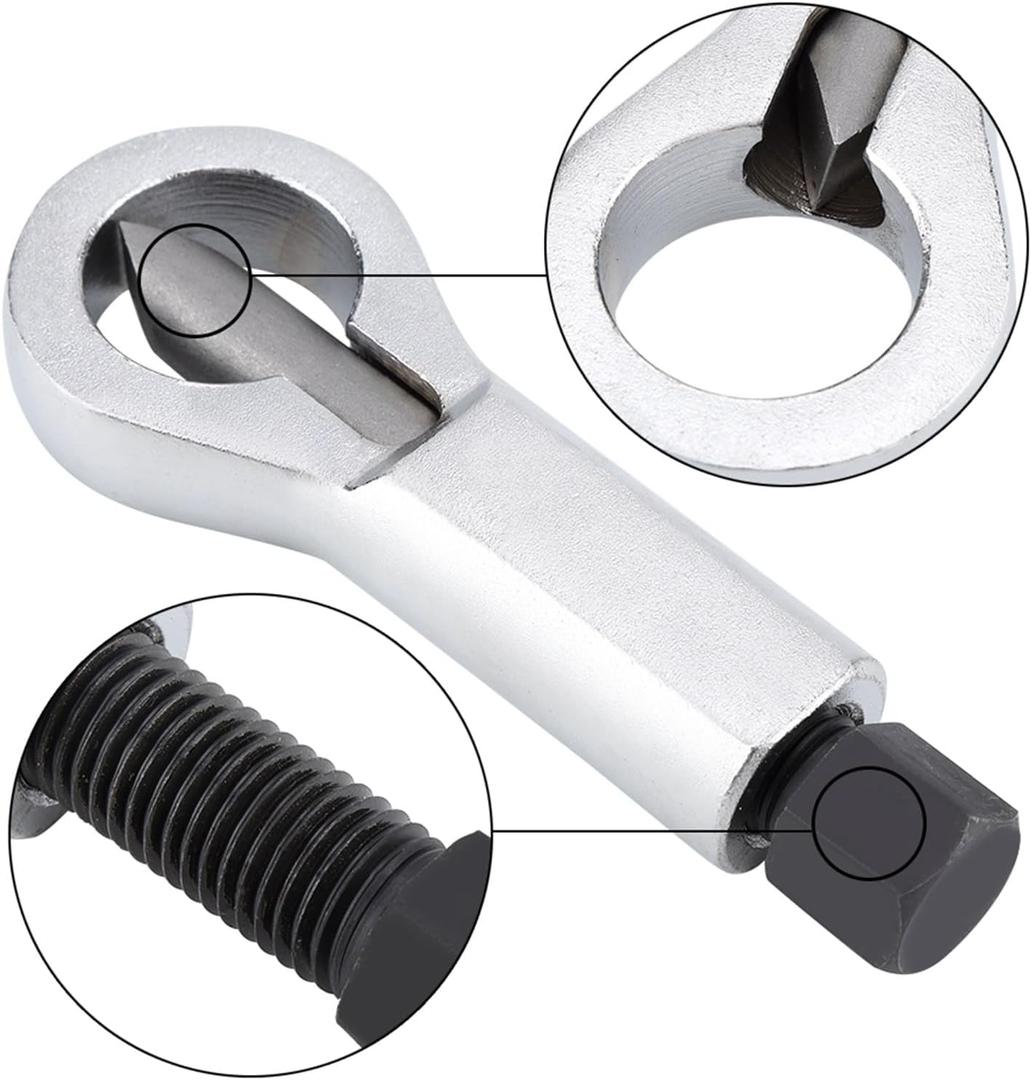 Yctze Heavy Duty Nut Splitter Tool, 4 Sizes Professional Nut Remover Splitter, Rusted Corroded Stuck Nut Breaking Tool for Bolt Removal and Bolt Buster (Buy Number 1 Alone)