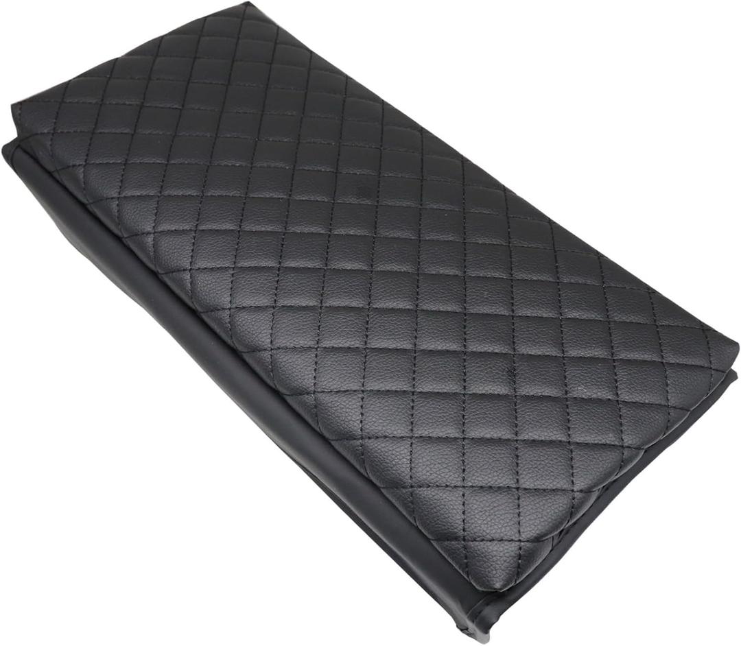 Priprilod Center Console Armrest Cover Pad Cushion Black Compatible with Nissan Maxima 2009 2010 2011 2012 2013 2014