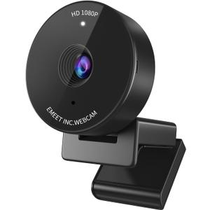EMEET C950 Webcam for PC, 1080P Webcam with Microphone & Privacy Cover, Auto Light Correction, 70 FOV for Personal Use, Plug & Play Web Cam Protect Data, Perfect for Office Professionals & Remote Workers