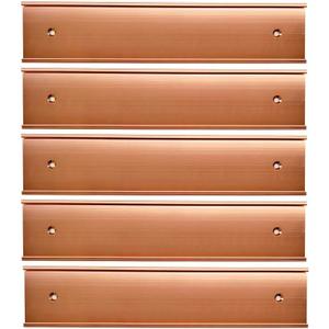 Name Plate Wall Or Door Holder, Office Business Door Sign Holder,-5Pack (Rose Gold, 2  8) Name Plate Wall Or Door Holder, Office Business Door Sign Holder,-5Pack (Rose Gold, 2  8)