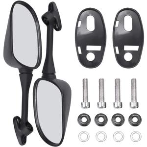 Hoypeyfiy Black Aftermarket Rearview Mirrors For 2003-2012 Honda CBR600RR 2004-2007 CBR1000RR