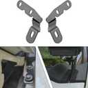 WeiSen Hood Ditch Low Profile Bracket Light Pod Mount Compatible with Chevy Silverado 1500 2500HD 3500HD 2007-2014, Fit GMC Sierra 1500 2500HD 3500HD 2007-2014