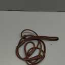 Real Leather Slip Dog Leash for Small Medium Dogs Lightweight Thin but Sturdy Adjustable Slip Lead Dog Leash Soft and Slim 5 ft x 1/5 inch