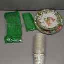 AIBIIN 193Pcs Watercolor One A Saurus Dinosaur Disposable Tableware Set Dinosaur Theme 1st Birthday Party Decorations Banner Plates, Napkins, Cup Tablecloth, for Boy Birthday Decorations Serves 24