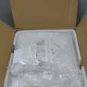 ROUFA Clear Acrylic Shelf Dividers, 8Pcs Closet Dividers Fit for Any Thickness of Shelves, Multi-Purpose Wood Shelf Separators for Bedroom, Kitchen, Office, Bathroom, 11.8''x11''