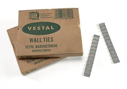 Mutual Industries Wall Ties, 22 Gauge 7/8" x 6 3/8 (500 per Box)