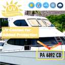 4 Sets of 3" Marine Boat Black Sticker Decals A-Z Letters & 0-9 Numbers for Yachts & Personal Watercraft Waterproof Anti-Scratch