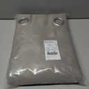 NICETOWN Bedroom Curtain for Patio Room Darkning, Thermal Insulated Rustproof Grommet Top Blackout Indoor Bedroom Vertical Drape Privacy for Gazebo/Pergola, Sand, W84 x L95, 1 PC