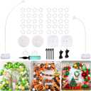 AerWo Balloon Arch Kit Balloon Arch Stand with Base, 9.35Ft & 6Ft High Free Bending Half Arch Balloon Stand for Wedding Birthday Party Baby Shower Yard Lawn Christmas Decorations