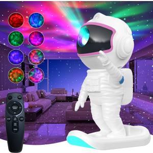 Galaxy Projector for Bedroom, Star Night Light Projector with Remote Control & Timer, Gift for Kids Adults for Birthdays, Christmas (Pink)