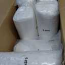 Outdoor Chair Cushions Set of 4, Waterproof Backrest and Deep Seat Cushion Set for Patio Furniture, Outdoor Sofa Replacement Cushions with Removable Cover, 24 x 24 Inch, Cream