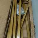 5.2 * 6.56 FT Metal Arbor Frame Stand, Garden Arch Trellis for Plants, Wedding Decor Backdrop Flower Stand, Gold, Single Arched