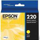 Epson 220 DURABrite Ultra Ink Standard Capacity Yellow Cartridge (T220420-S) Works with Workforce WF-2630, WF-2650, WF-2660, WF-2750, WF-2760, Expression XP-320, XP-420, XP-424 