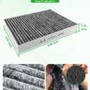 2Pcs Cabin Air Filter for BMW X5(19‑26), 530i / 540i (17‑23), X7(19‑26)