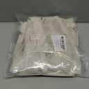 DN DECONATION Christmas Pillow Covers, Cream White Gold Xmas Tree Pillow Cases 18x18 Set of 2 - Embroidered Flannel Throw Pillow Covers for Couch Office Bedroom Christmas Winter Home Decor