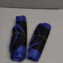 5 Pairs Non Slip Reusable Shoe Covers Waterproof Washable Boot Covers Durable Dustproof Booties Cover For Indoors Household Travel Floor Carpet Protection(Large) (Blue)