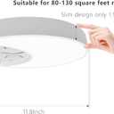 Flush Mount Ceiling Light, Modern Moon & Star Ceiling Light Fixture, 3 Color Temperature LED Bedroom Lighting for Kids Room, Kitchen, Living Room, Hallway