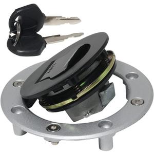 Motorcycle Gas Cap Fuel Cap for Suzuki GS500 SV650 VX800 RF900 DR800 GSX600 GSX750 GSX1100 GSX1200 GSX1400 GSXR600 GSXR750 GSXR1000 GSXR1100 TL1000R TL1000S - Black Metal