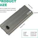 INC 5200mAh Laptop Battery Replacement for Dell Latitude D620 D630 D630c D631 Series