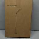 Floor Lamp -WioMio Led Floor Lamp with Remote and Touch Control for Stepless Dimmer & Temperatures, Harmless Light for Eye-caring, Adjustable Gooseneck Standing Lamp for Living Room & Bedroom. (1. Matte Black)