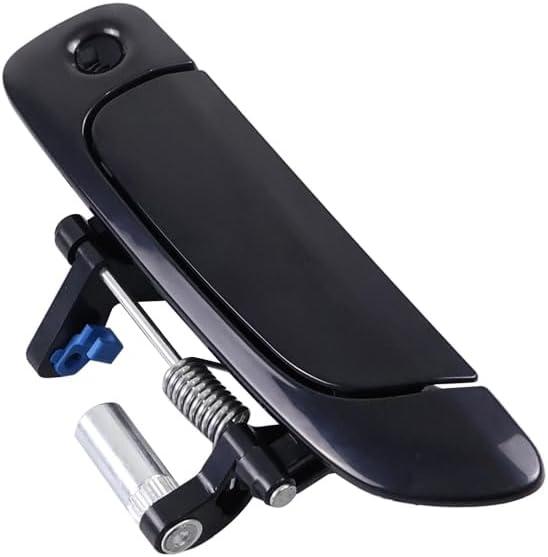Black No Painted Front Rear Exterior Door Outer Handle Compatible with Honda Civic 2001 2002 2003 2004 2005 (Front Left)
