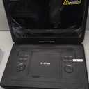 17.5" Portable DVD Player with 15.6" Large HD Screen, 6 Hours Rechargeable Battery, Support USB/SD Card/Sync TV and Multiple Disc Formats, High Volume Speaker, Black